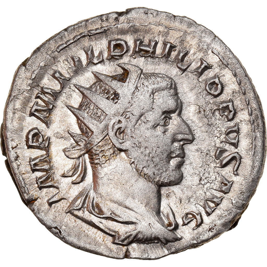 Moneta, Philip I, Antoninianus, 247, Roma, BB+, Biglione, RIC:28c