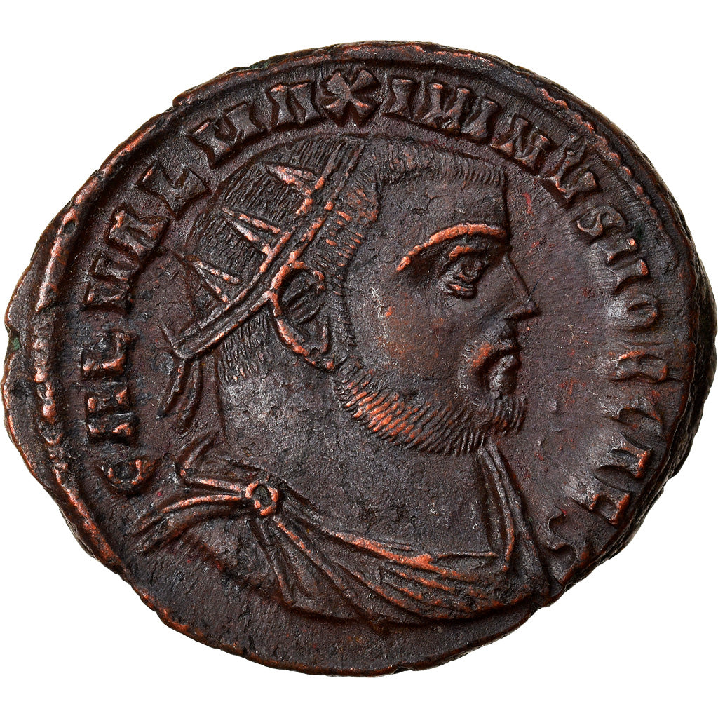 Coin, Maximinus II, Pseudo Aurelianus, 305-306, Alexandria, EF(40-45), Copper