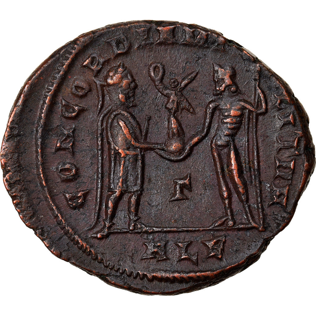 Coin, Maximinus II, Pseudo Aurelianus, 305-306, Alexandria, EF(40-45), Copper