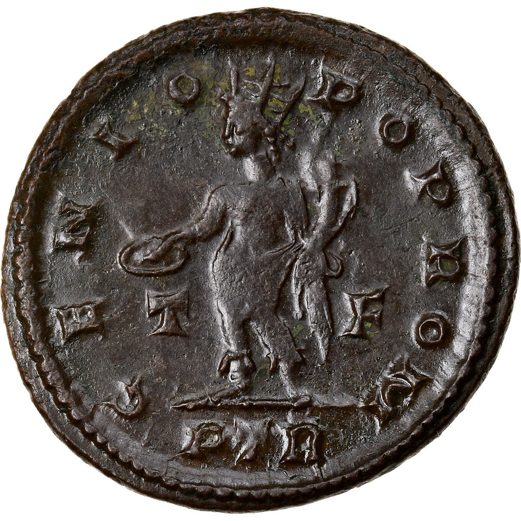 Coin, Maximinus II, Follis, 310-312, Trier, AU(50-53), Copper, RIC:845a