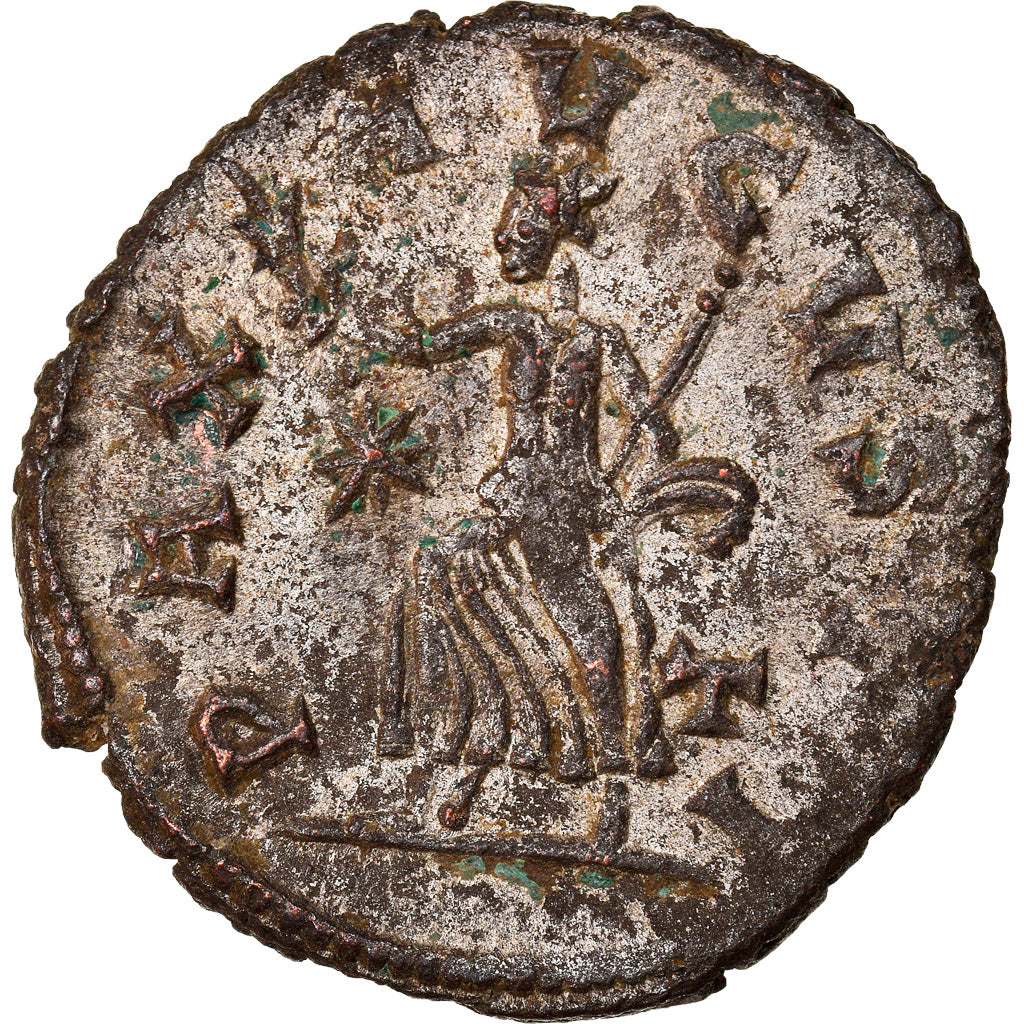 Coin, Aurelian, Aurelianus, 271, Siscia, AU(50-53), Billon, RIC:232