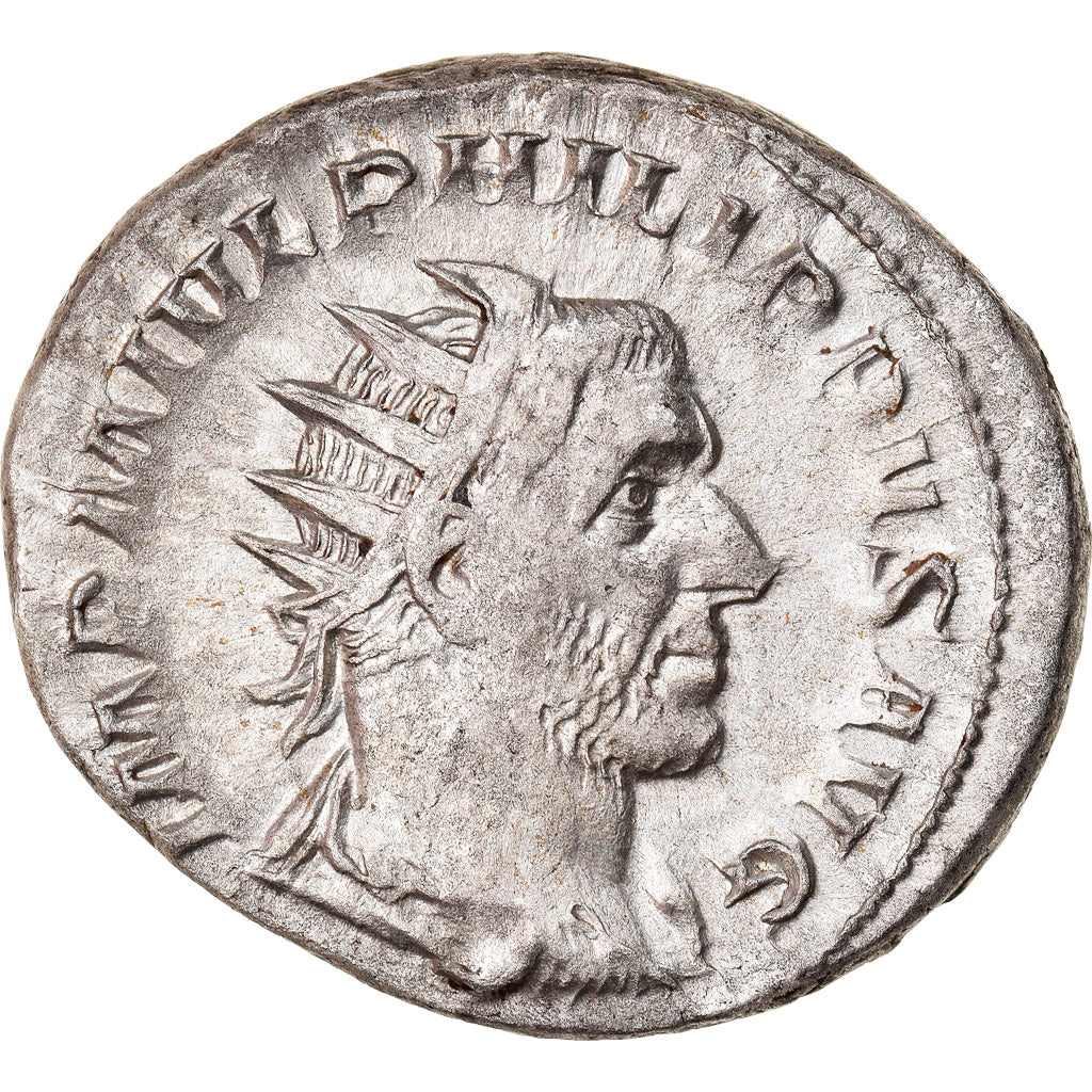 Coin, Philip I, Antoninianus, 247, Roma, AU(50-53), Billon, RIC:28c