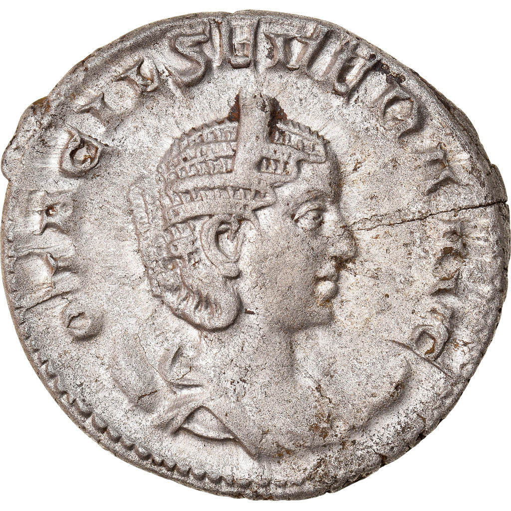 Moneta, Otacilia Severa, Antoninianus, 249, Roma, BB, Biglione, RIC:130