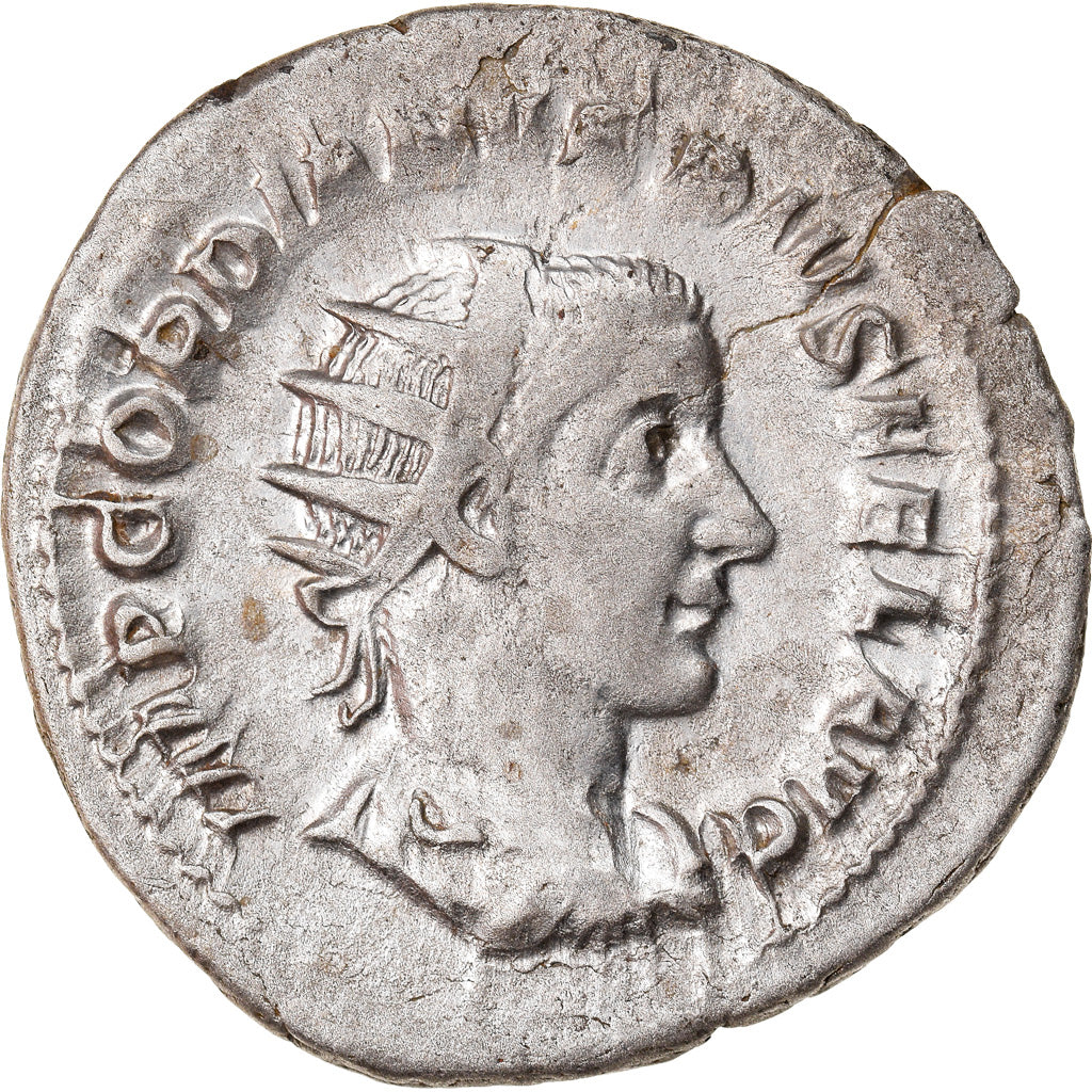 Coin, Gordian III, Antoninianus, 243, Roma, EF(40-45), Billon, RIC:156