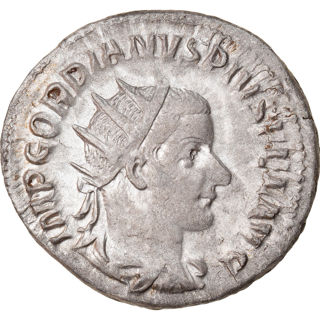 Münze, Gordian III, Antoninianus, 244, Roma, SS+, Billon, RIC:144