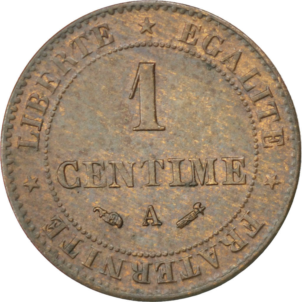 Coin, France, Cérès, Centime, 1888, Paris, AU(50-53), Bronze, KM:826.1