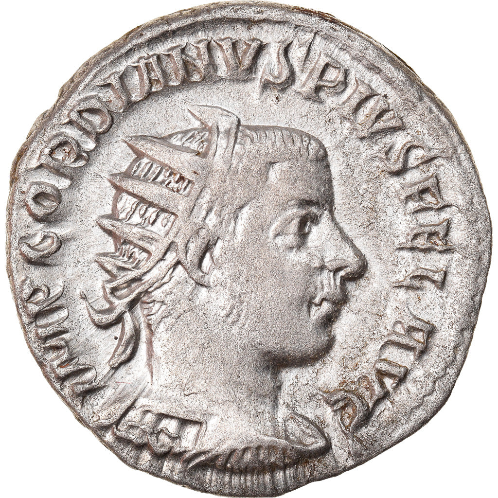 Coin, Gordian III, Antoninianus, 242-244, Antioch, AU(50-53), Billon, RIC:216
