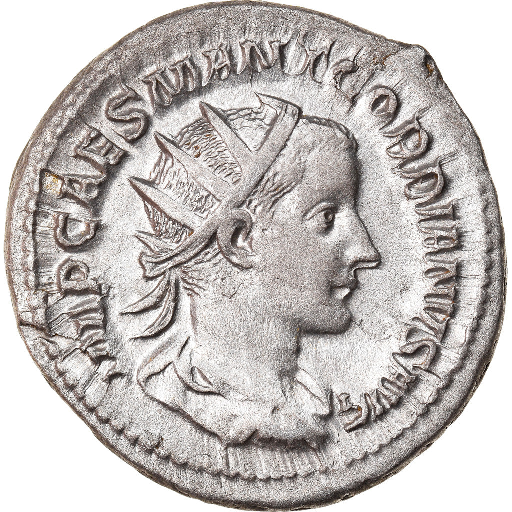 Coin, Gordian III, Antoninianus, 238, Roma, AU(50-53), Billon, RIC:2.