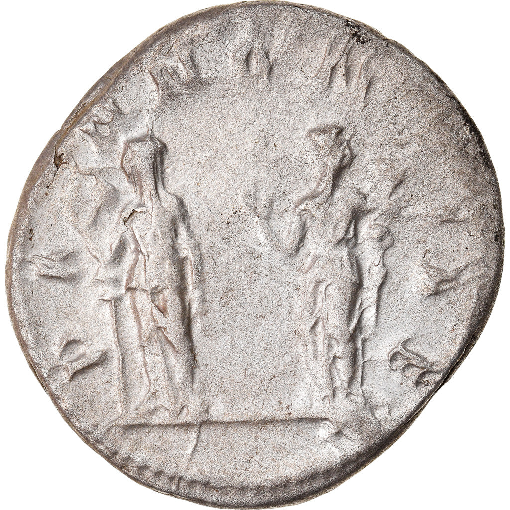 Munten, Traianus Decius, Antoninianus, 250, Roma, ZF, Billon, RIC:21b