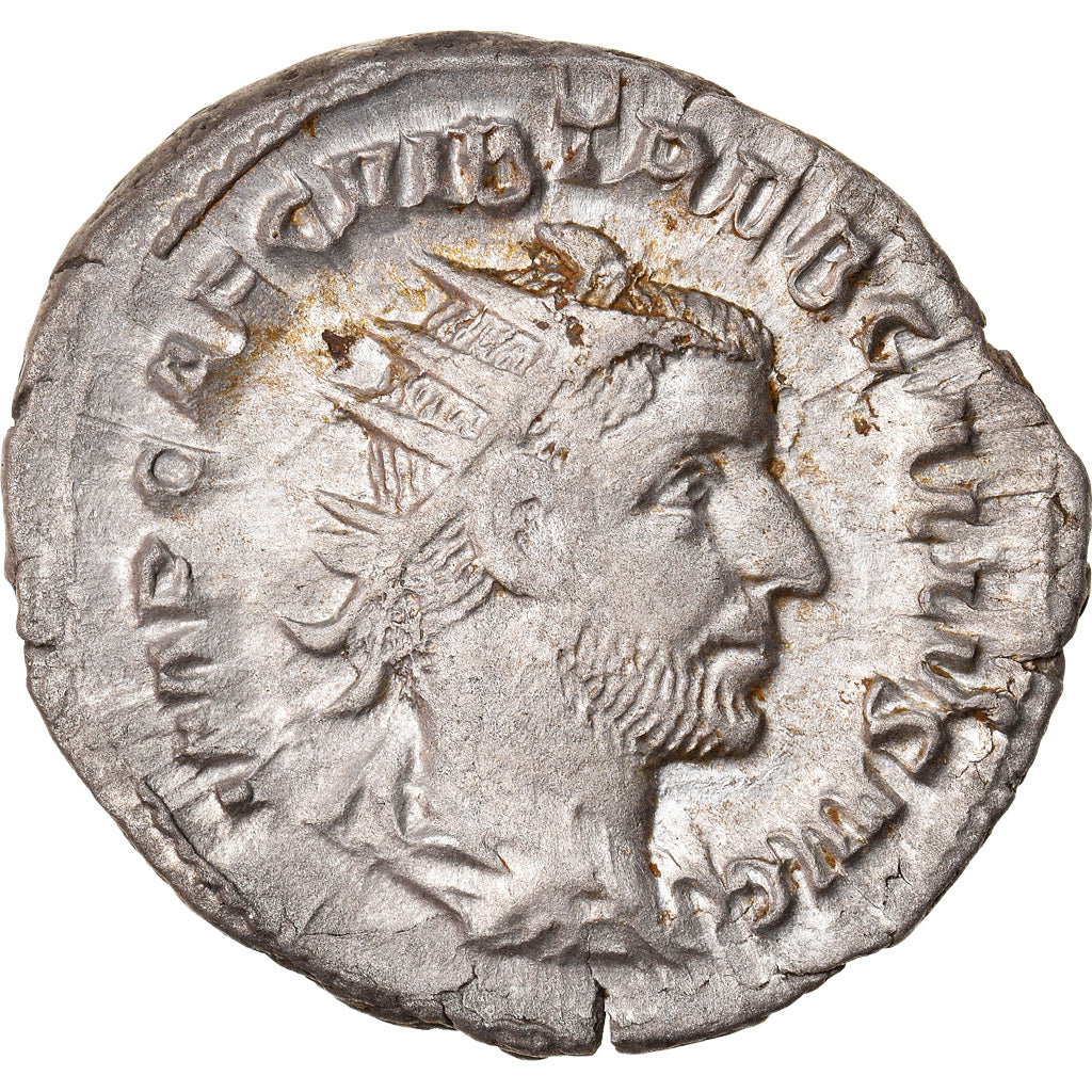 Moneta, Trebonianus Gallus, Antoninianus, 252, Roma, BB+, Biglione, RIC:38