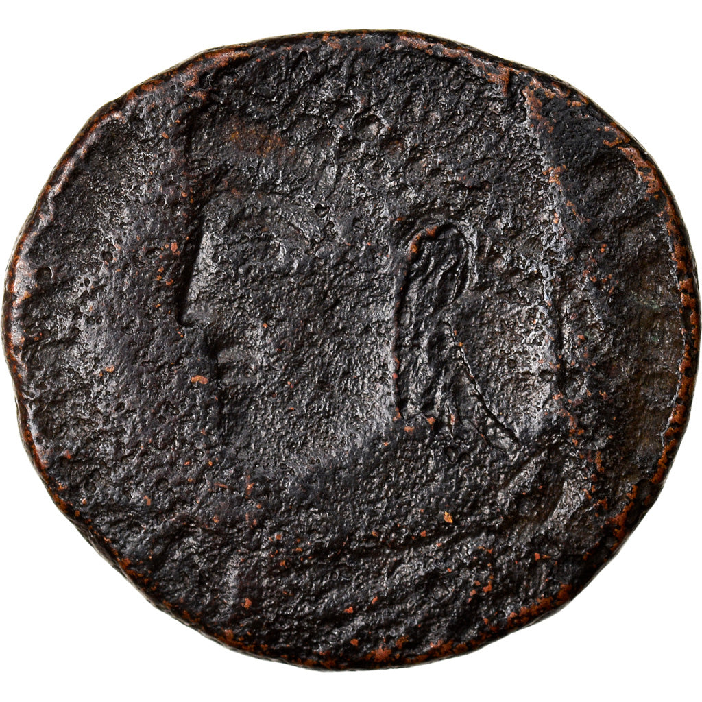 Monnaie, Jovian, Maiorina, 363-364, Atelier incertain, Frappe incuse, TB+