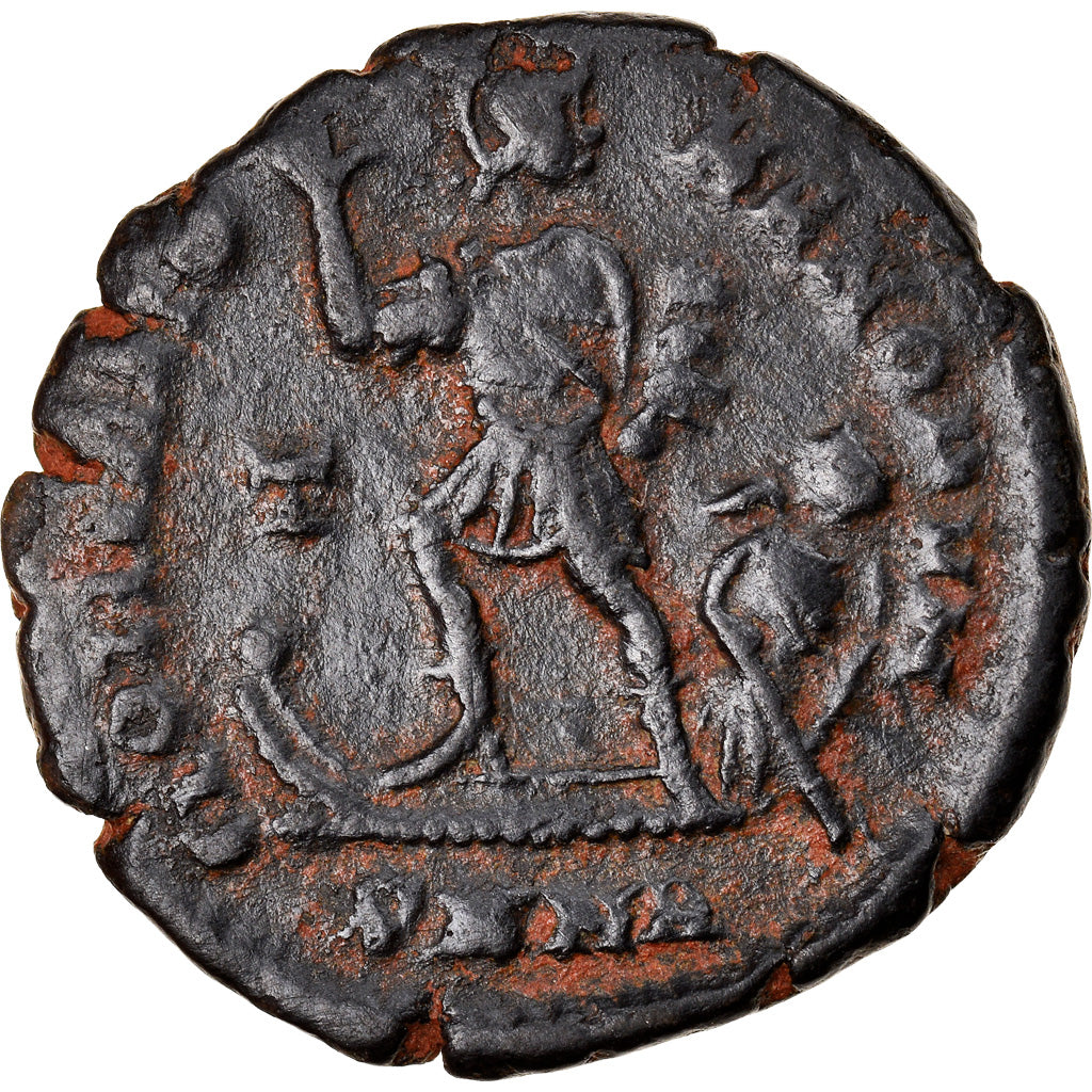 Coin, Theodosius I, Maiorina pecunia, 378-383, Nicomedia, VF(20-25), Copper