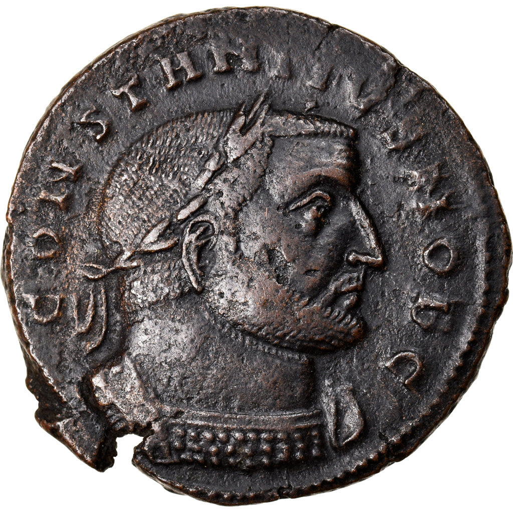 Coin, Constance Chlore, Follis, 302-304, Lyon, EF(40-45), Copper, RIC:164a