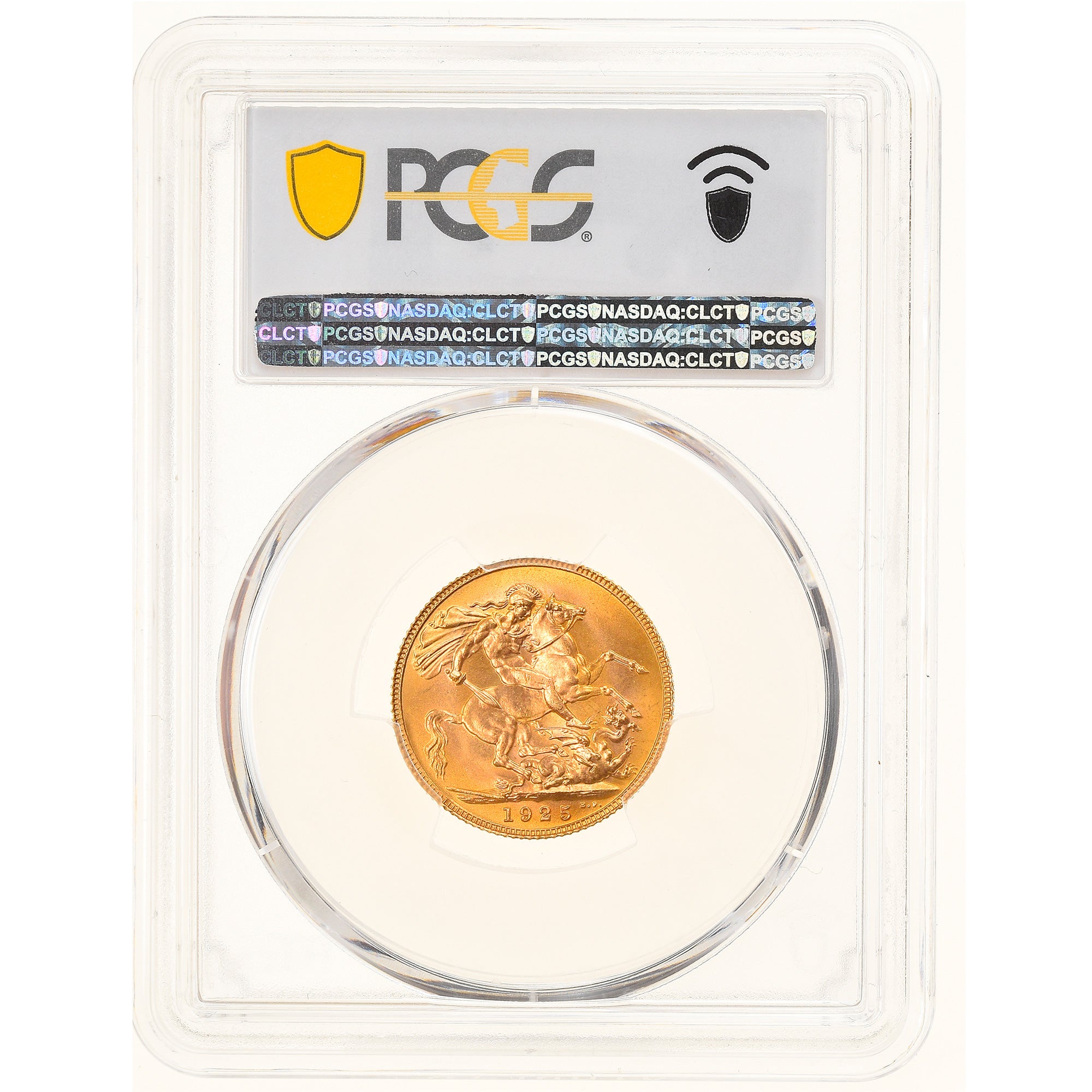 Coin, Great Britain, George V, Sovereign, 1925, PCGS, MS65, MS(65-70), Gold