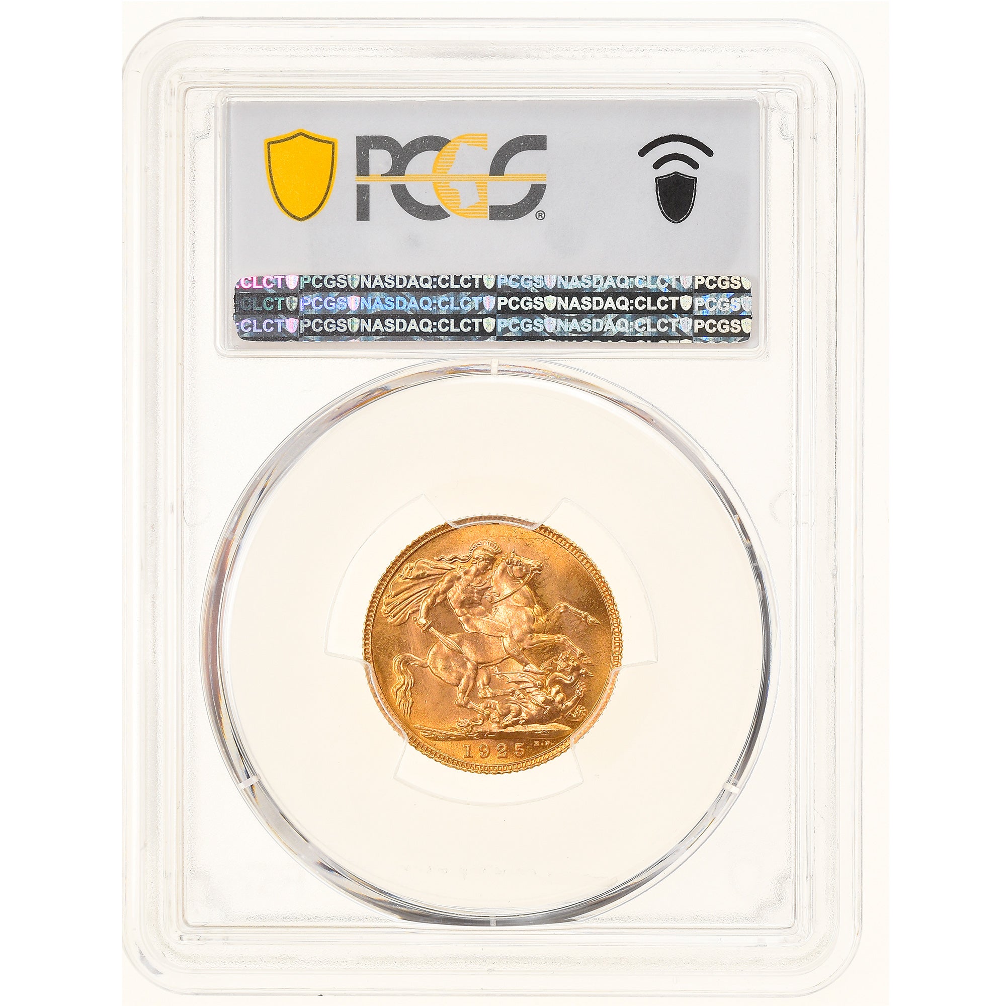 Coin, Great Britain, George V, Sovereign, 1925, PCGS, MS65, MS(65-70), Gold