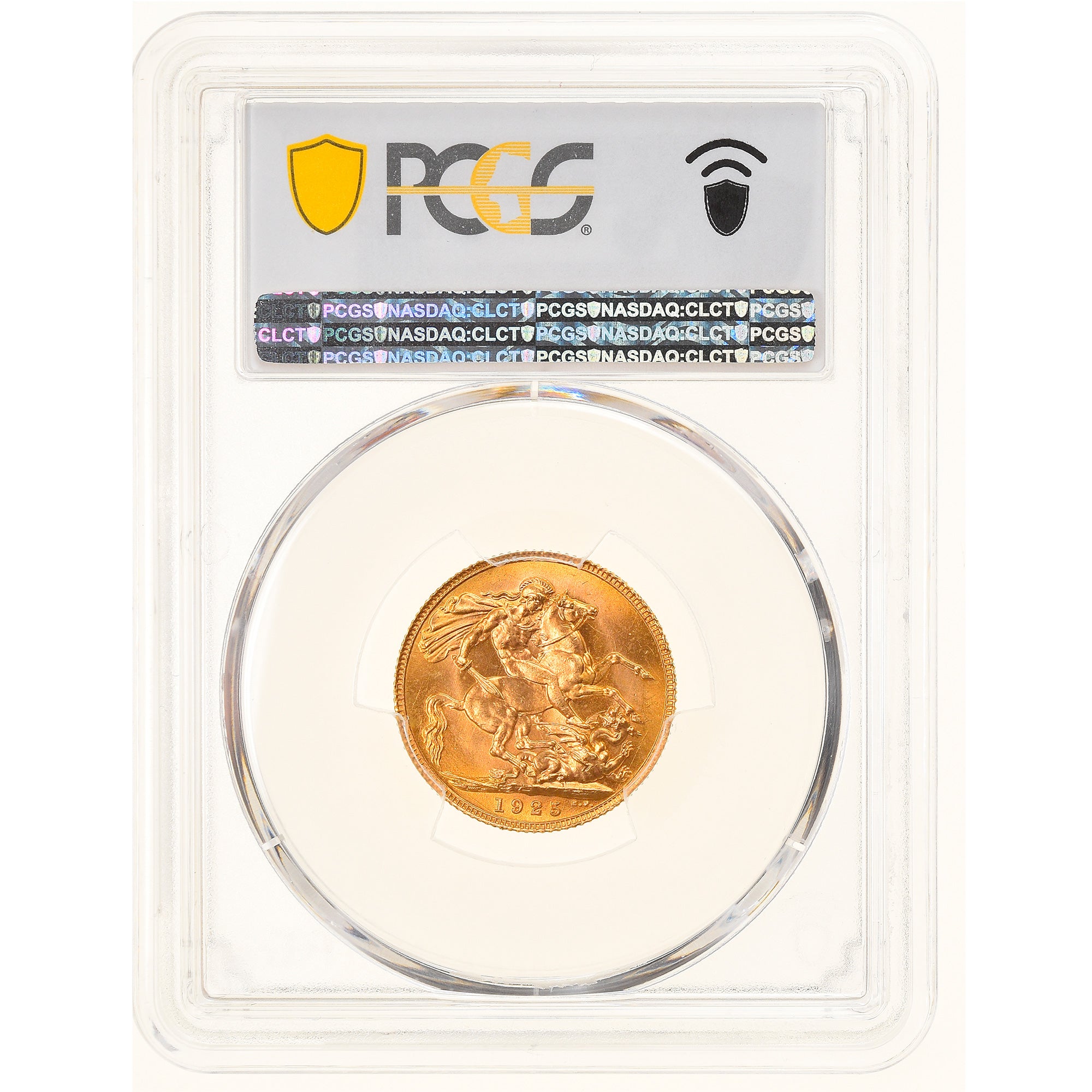 Coin, Great Britain, George V, Sovereign, 1925, PCGS, MS66, MS(65-70), Gold
