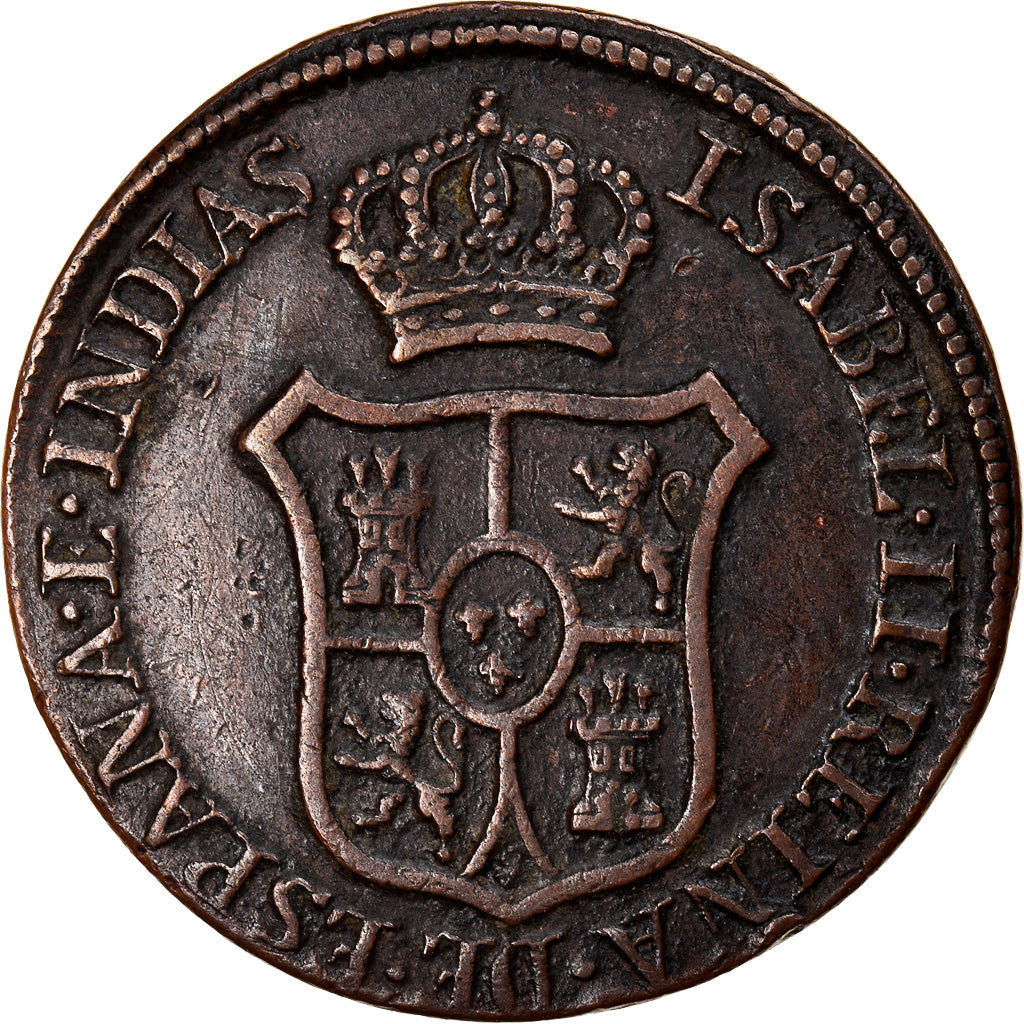 Spain, Token, Isabel II, Proclamación en Granada, 1834, Módulo de 4 Reales