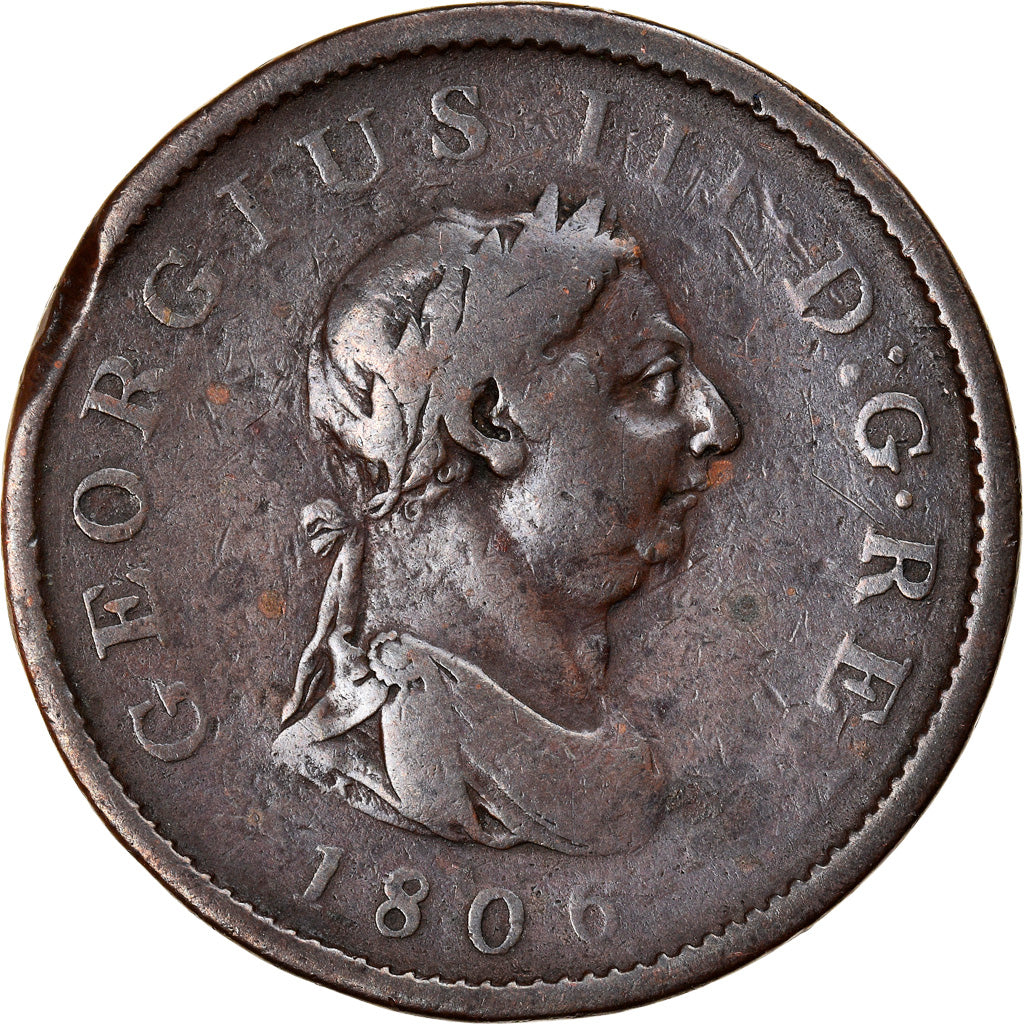 Munten, Groot Bretagne, George III, Penny, 1806, Soho, FR, Koper, KM:663