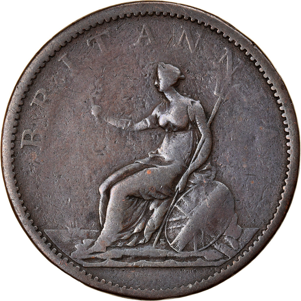 Munten, Groot Bretagne, George III, Penny, 1806, Soho, FR, Koper, KM:663