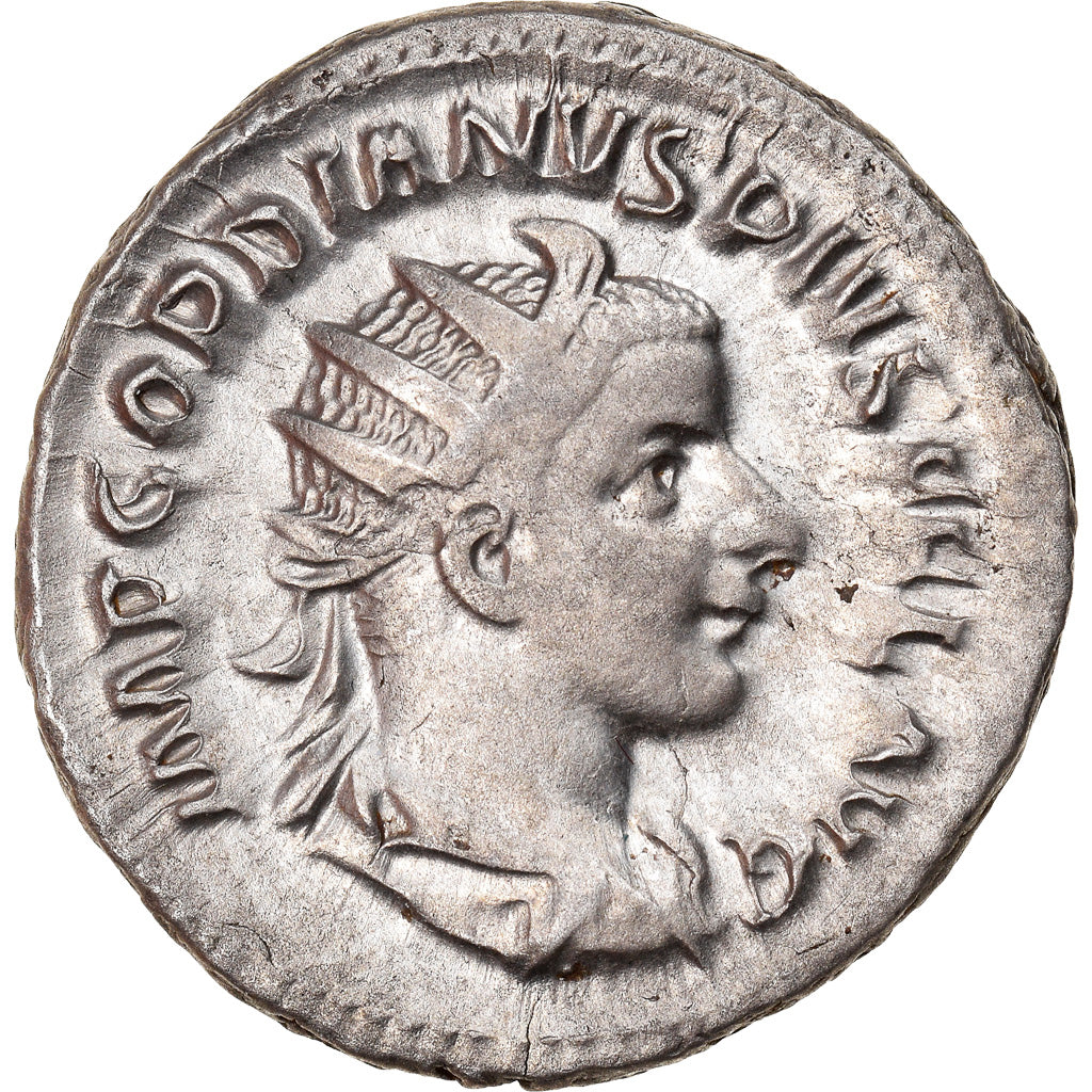 Moneta, Gordian III, Antoninianus, 240-243, Roma, AU(50-53), Bilon, RIC:83