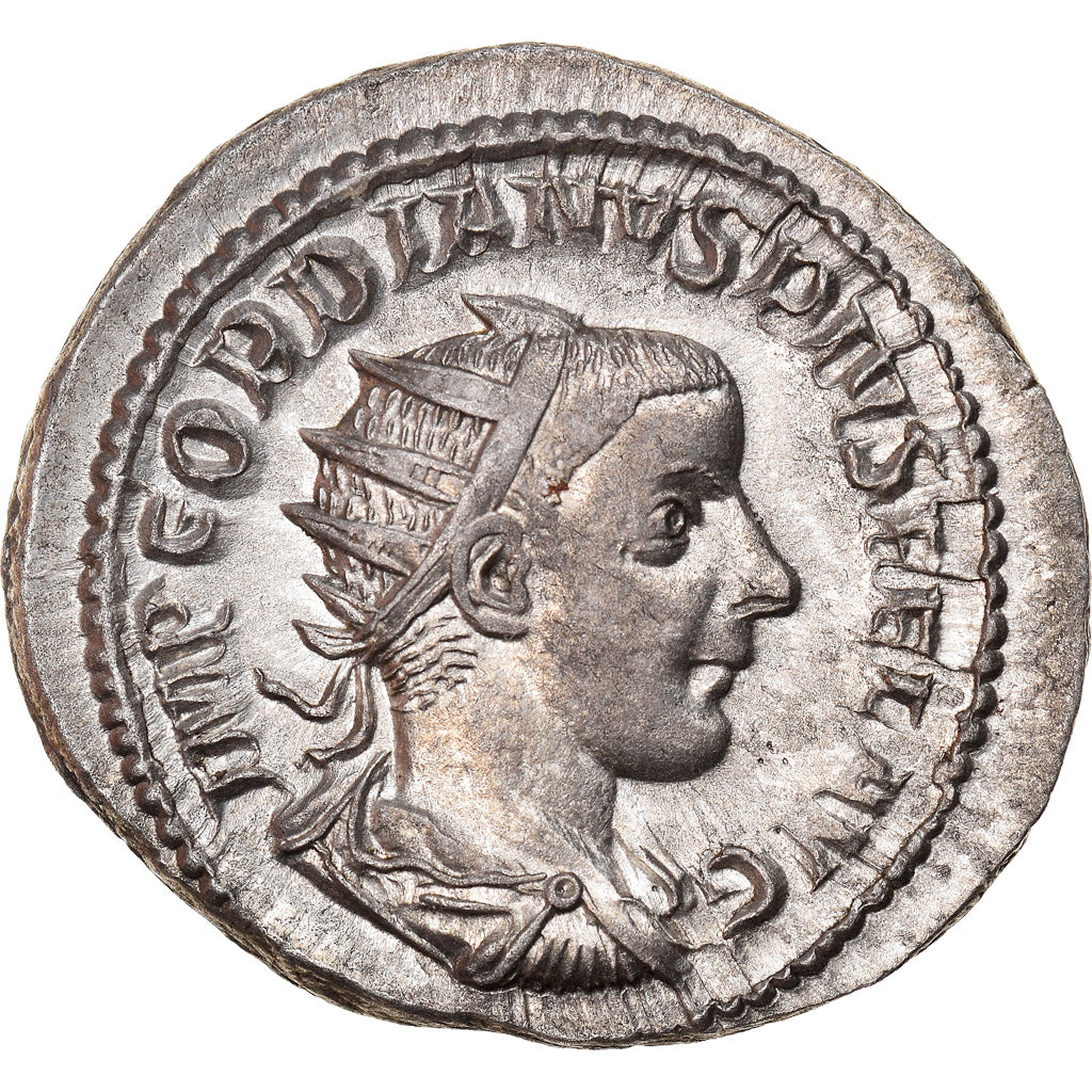 Coin, Gordian III, Antoninianus, 241-243, Roma, AU(55-58), Billon, RIC:85