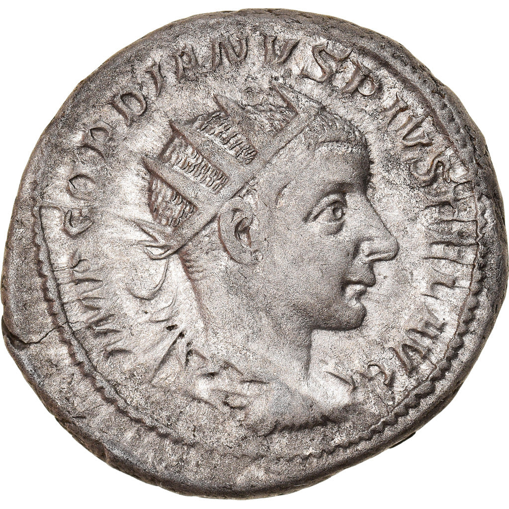 Moneta, Gordian III, Antoninianus, 240-243, Roma, AU(50-53), Bilon, RIC:95