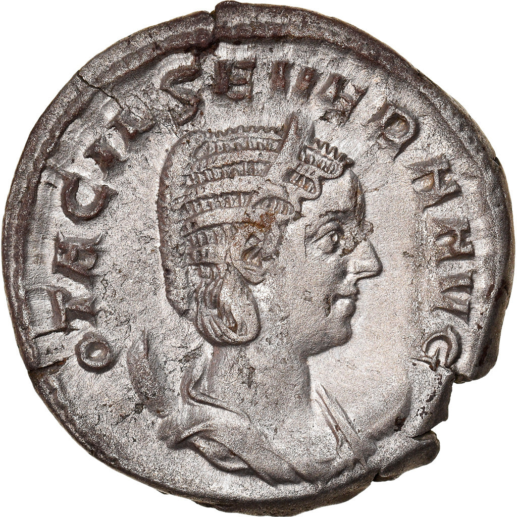 Moneta, Otacilia Severa, Antoninianus, 247, Roma, BB+, Biglione, RIC:125c