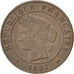 FRANCE, Cérès, Centime, 1897, Paris, KM #826.1, EF(40-45), Bronze, Gadoury #88,