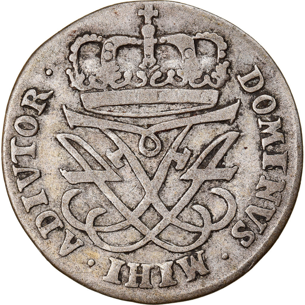 Coin, Denmark, Frederik IV, 12 Skilling, 1713, Copenhagen, VF(30-35), Silver