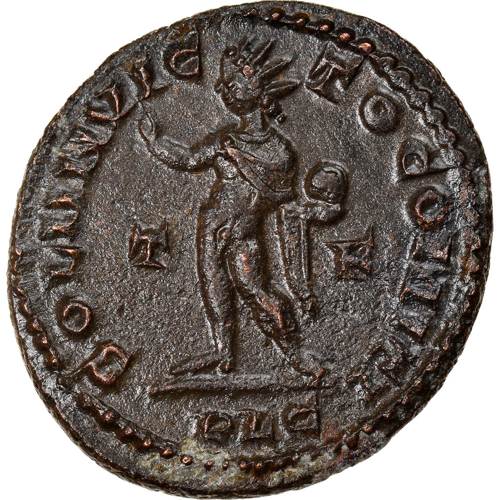 Coin, Constantine I, Nummus, 310-311, Lyon, AU(55-58), Copper, RIC:307