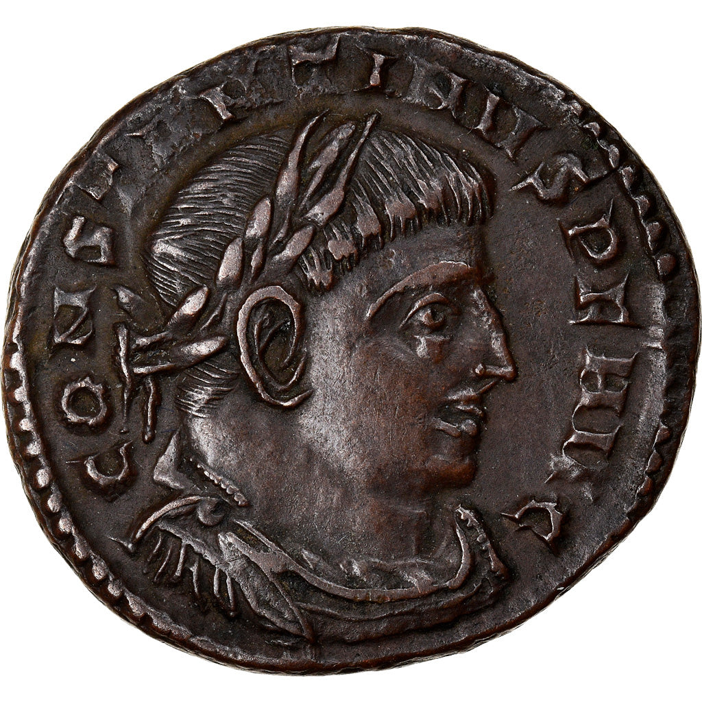 Moneta, Constantine I, Nummus, 316-317, Trier, BB+, Rame, RIC:104
