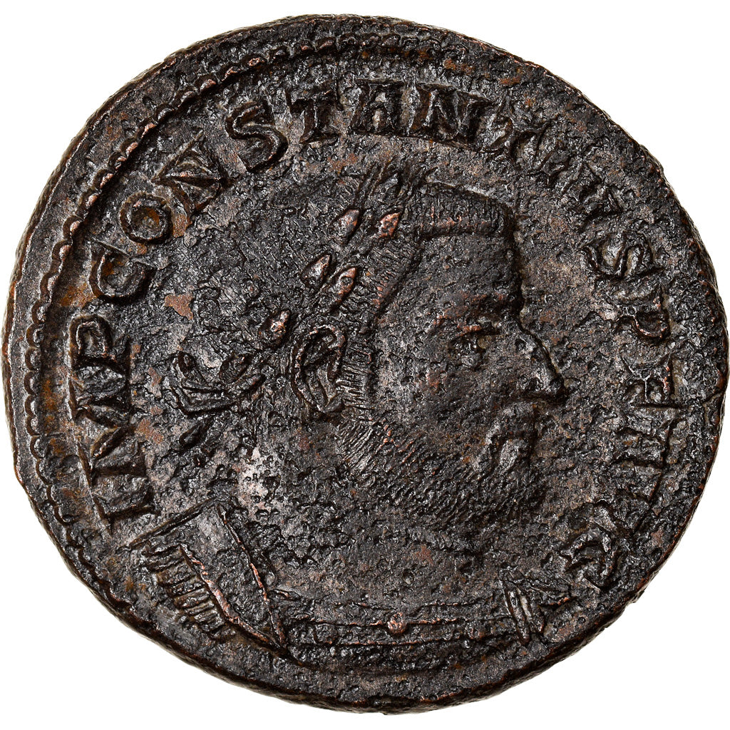 Monnaie, Constance Chlore, Follis, 305-306, Trèves, TTB+, Cuivre, RIC:652a