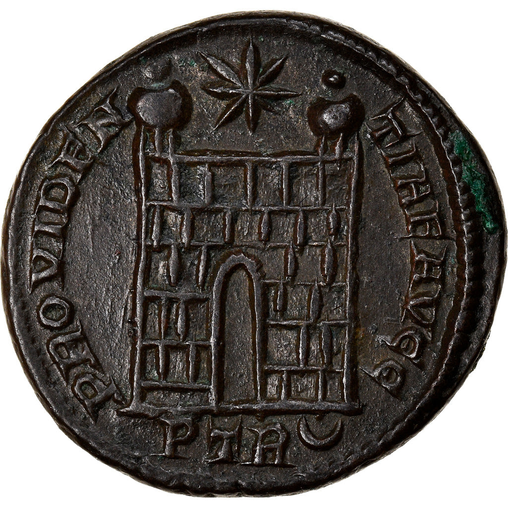 Coin, Constantine I, Nummus, 325-326, Trier, AU(55-58), Copper, RIC:475