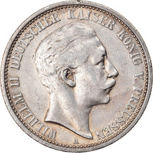 Coin, German States, PRUSSIA, Wilhelm II, 2 Mark, 1907, Berlin, EF(40-45)