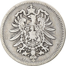 Coin, GERMANY - EMPIRE, Wilhelm I, Mark, 1876, Stuttgart, VF(30-35), Silver