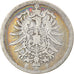 Coin, GERMANY - EMPIRE, Wilhelm I, Mark, 1878, Stuttgart, VF(20-25), Silver