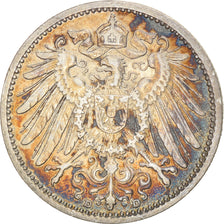 Coin, GERMANY - EMPIRE, Wilhelm II, Mark, 1906, Munich, EF(40-45), Silver, KM:14