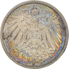 Coin, GERMANY - EMPIRE, Wilhelm II, Mark, 1907, Berlin, EF(40-45), Silver, KM:14