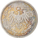 Coin, GERMANY - EMPIRE, 1/2 Mark, 1906, Muldenhütten, EF(40-45), Silver, KM:17