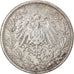 Coin, GERMANY - EMPIRE, 1/2 Mark, 1919, Berlin, EF(40-45), Silver, KM:17
