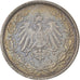 Coin, GERMANY - EMPIRE, 1/2 Mark, 1918, Berlin, EF(40-45), Silver, KM:17