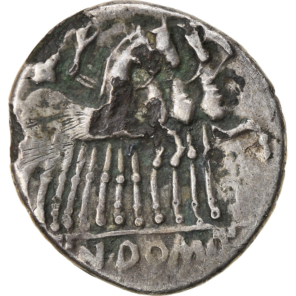 Münze, Domitia, Denarius, 116-115 BC, Roma, Fourrée, SS, Silber, Babelon:7