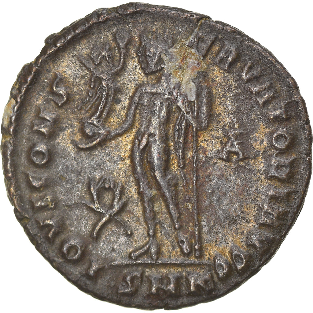 Coin, Constantine I, Nummus, 317-320, Kyzikos, AU(50-53), Copper, RIC:8