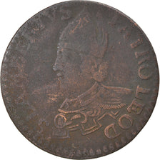 Coin, LIEGE, Liard, 1744, Liege, VF(30-35), Copper, KM:144