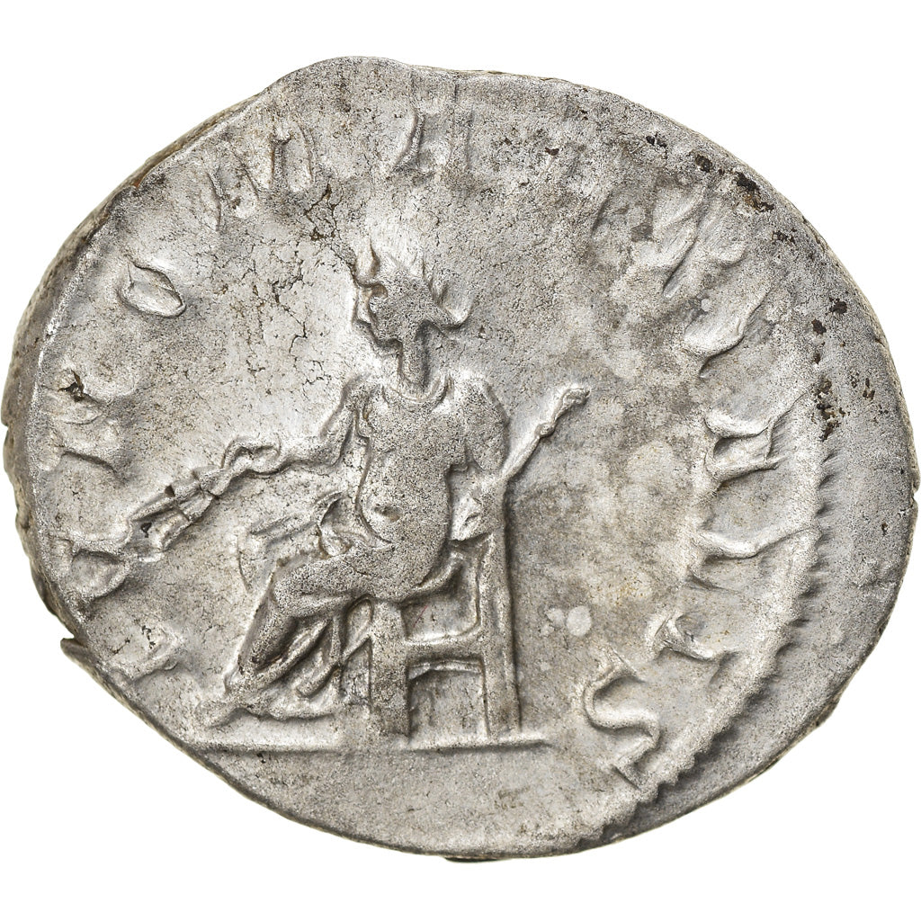 Münze, Trebonianus Gallus, Antoninianus, 252-253, Antioch, SS+, Billon, RIC:83