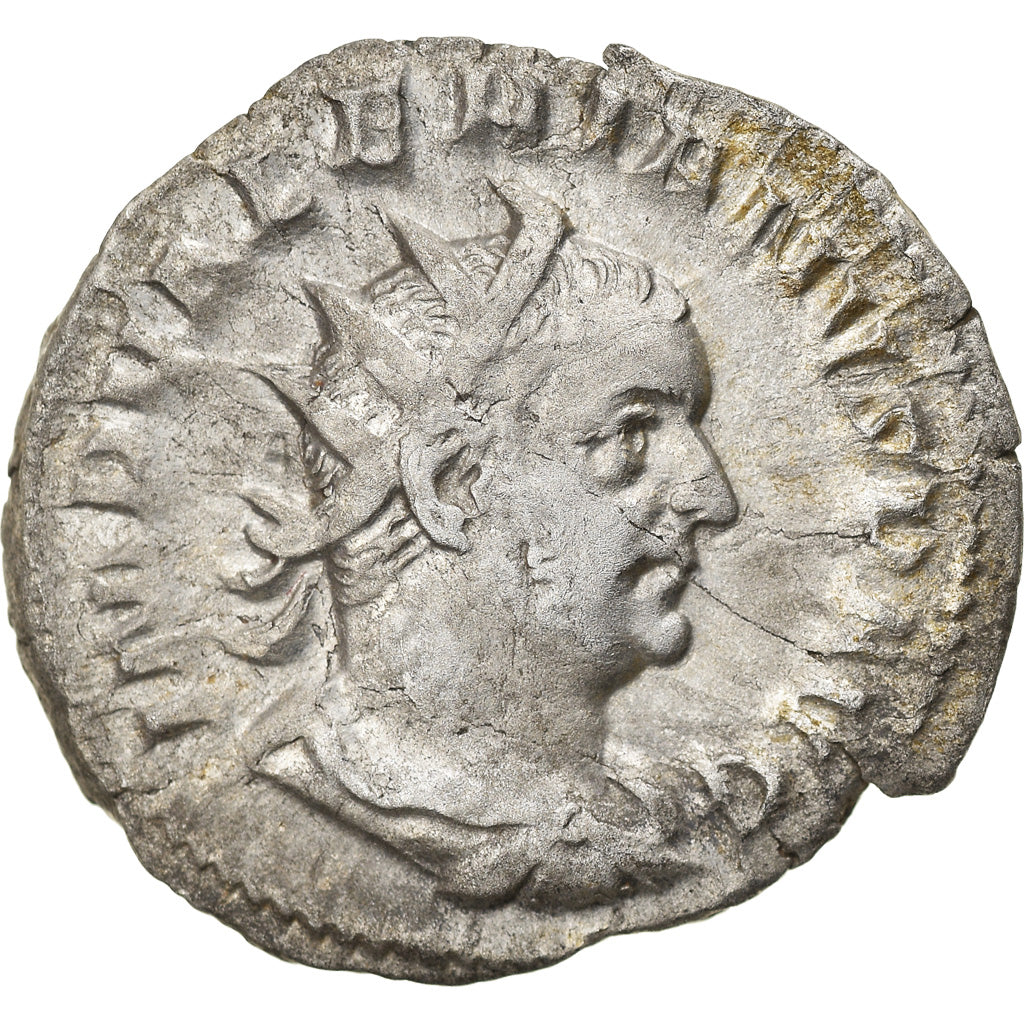 Coin, Valerian I, Antoninianus, 254, Viminacium, EF(40-45), Billon, RIC:233