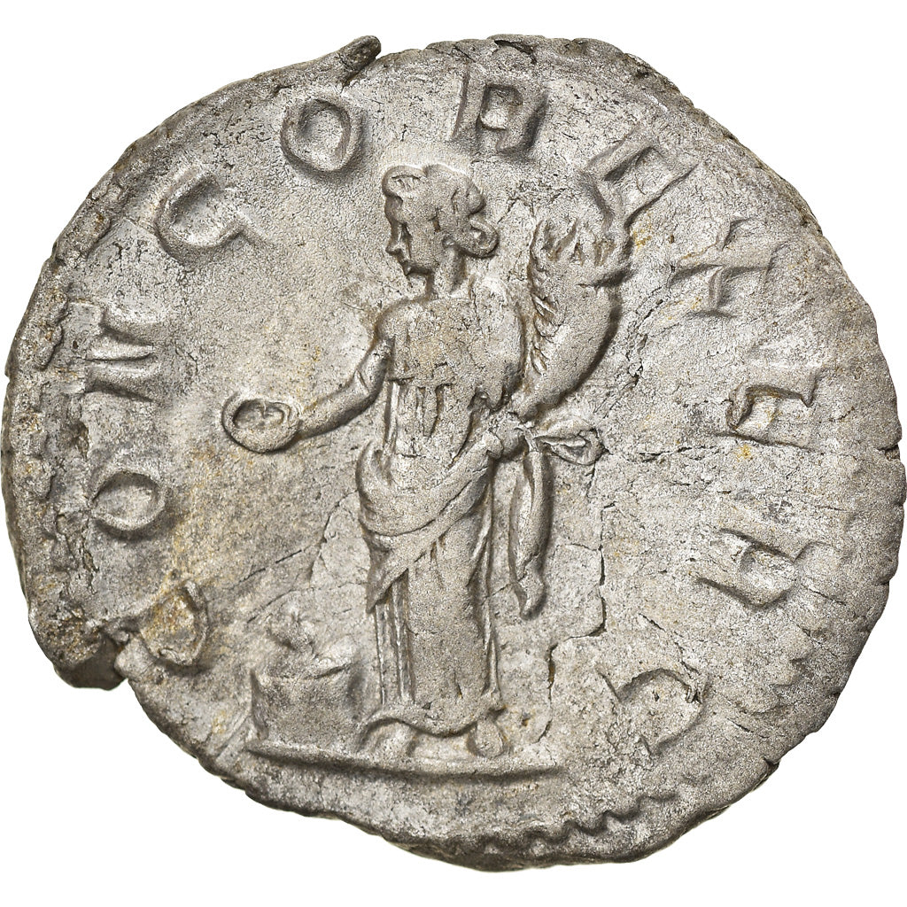 Coin, Valerian I, Antoninianus, 254, Viminacium, EF(40-45), Billon, RIC:233