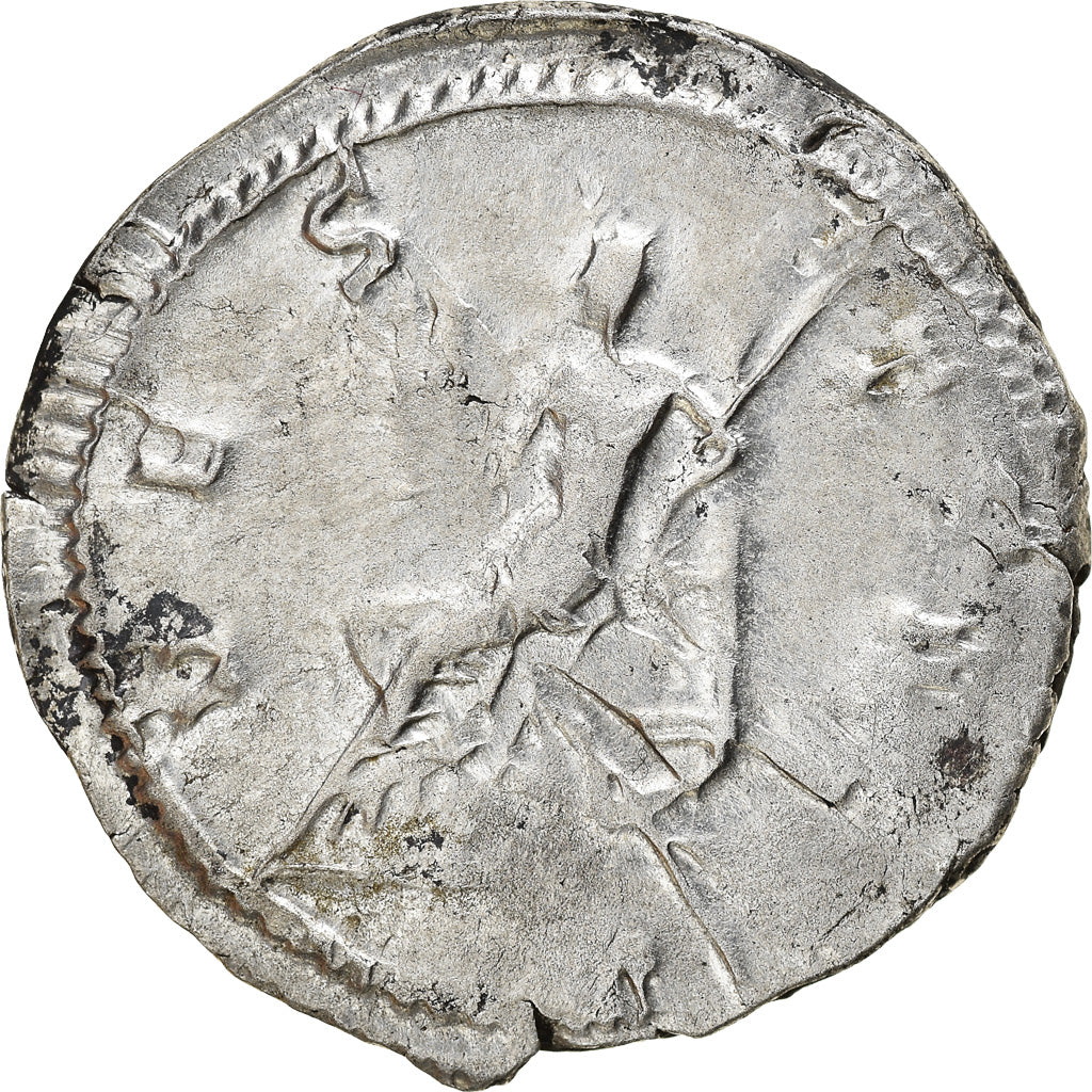 Moneda, Salonina, Antoninianus, 257-258, Trier, MBC, Vellón, RIC:9