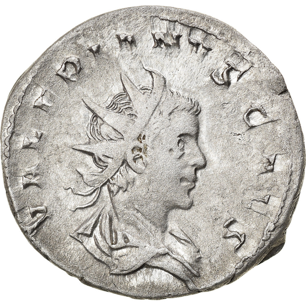 Coin, Valerian II, Antoninianus, 257-258, Trier, AU(50-53), Billon, RIC:3.