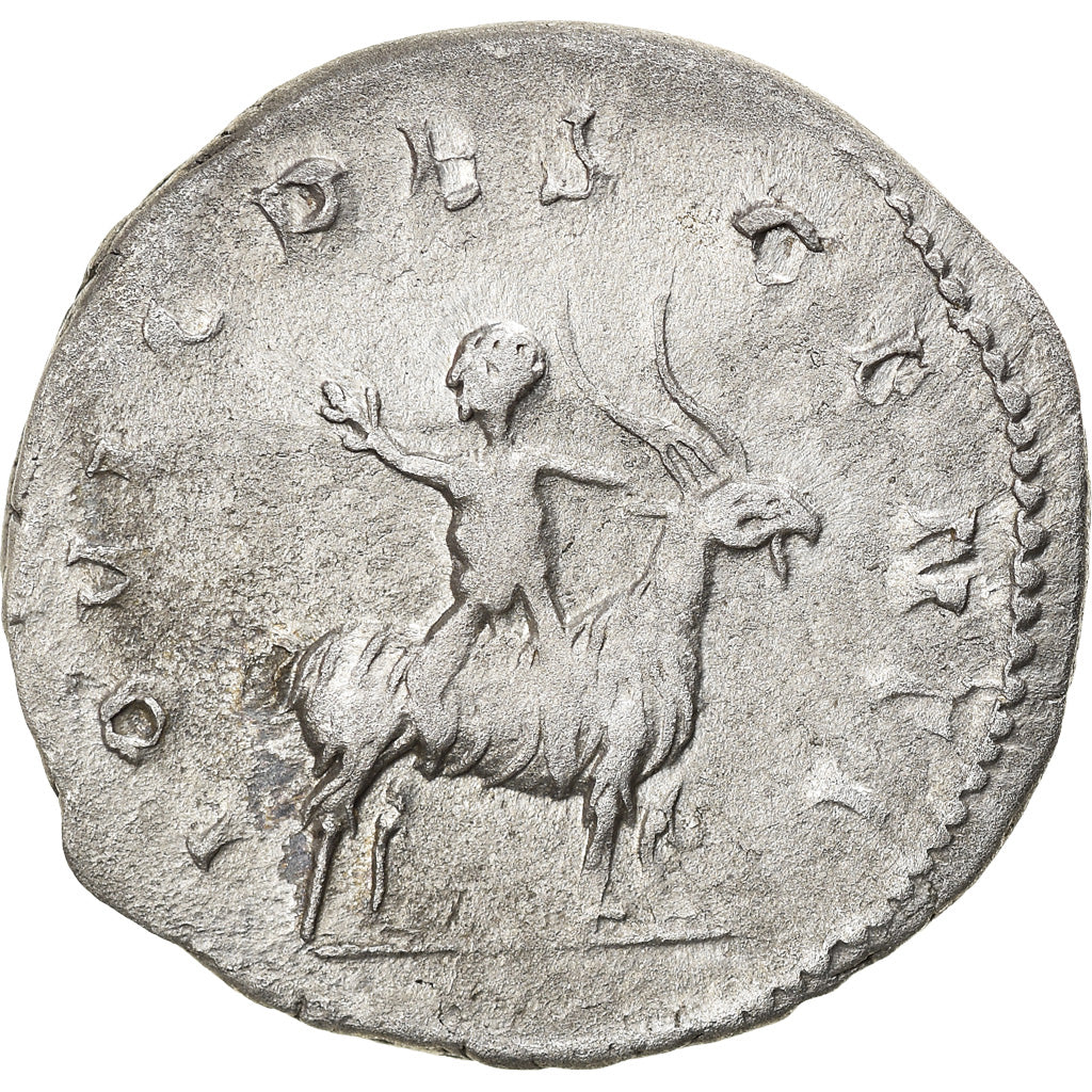 Coin, Valerian II, Antoninianus, 257-258, Trier, AU(50-53), Billon, RIC:3.